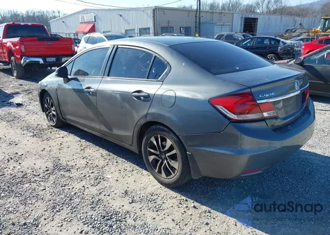 2013 Honda Civic Ex z USA, uszkodzony, nr VIN 19XFB2F82DE054376